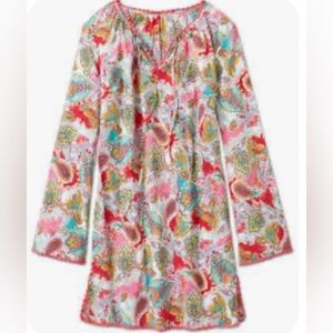 Athleta - Printed Tallulah Tunic Coverup - Gloss Pink Paisley - Large - Worn 1 X